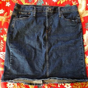 J. Crew denim skirt size 14
